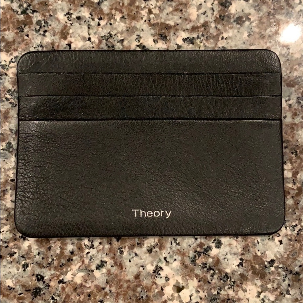 THEORY black card holder. BRAND NEW